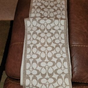 Coach Gold Scarf